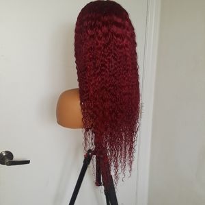 Kinky Curly 613 Maroon 24 Inch Wig